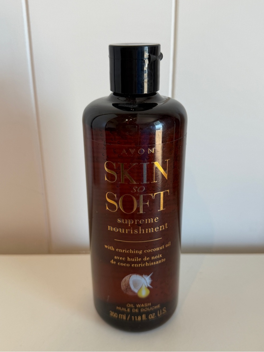 NWT Avon Skin So Soft Supreme Nourishment Coconut Oil Body Wash 11.8 oz